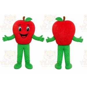 Red Apple Mascot Costume
