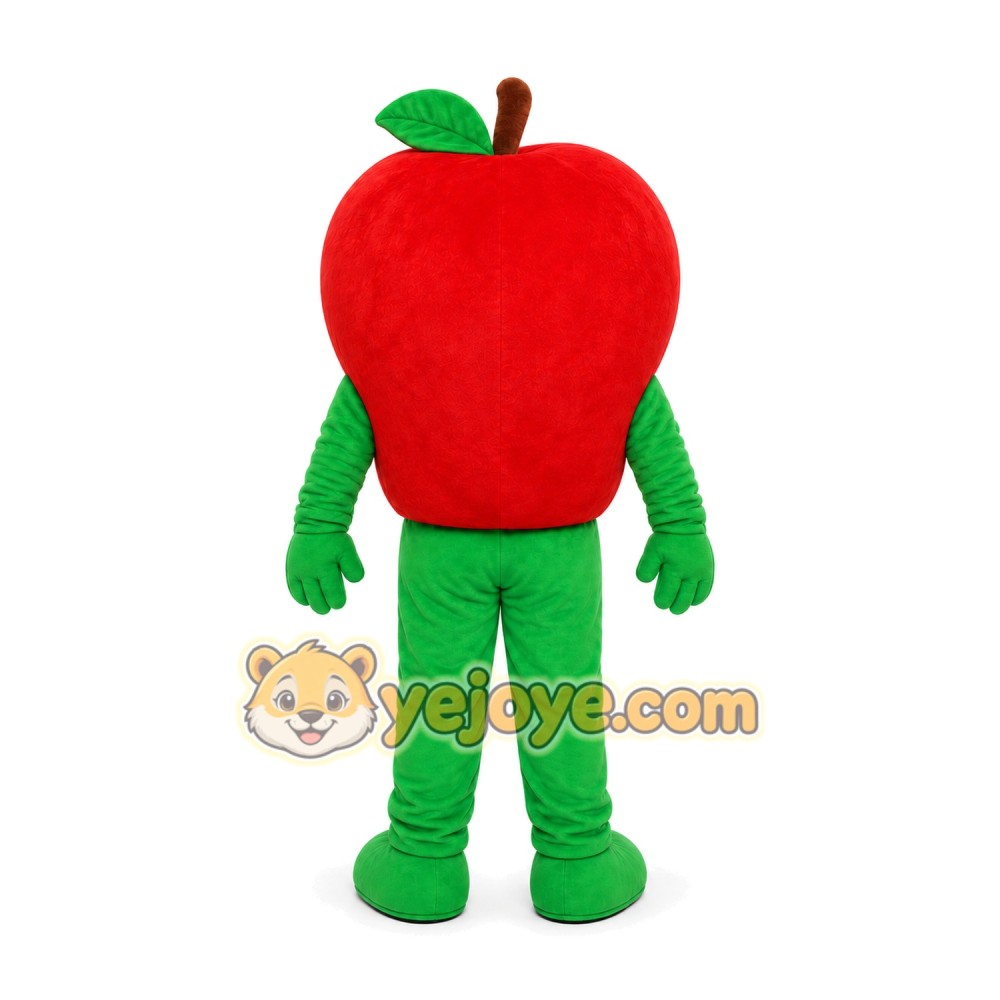 Red Apple Mascot Costume Red Apple Mascot Costume