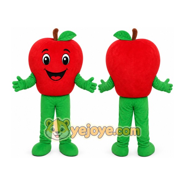 Red Apple Mascot Costume