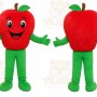 Red Apple Mascot Costume