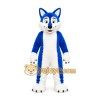 Blue Husky Mascot Costume