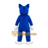 Blue Husky Mascot Costume