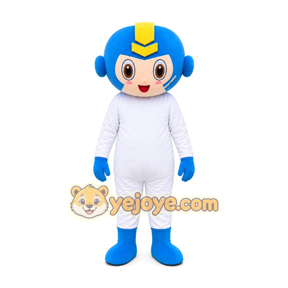 Blue Sailor Boy Mascot Costume Blue Sailor Boy Mascot Costume