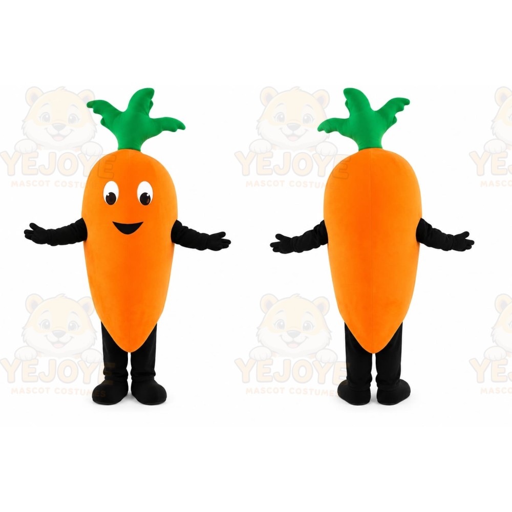 Orange Carrot Mascot Costume