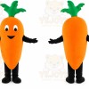 Orange Carrot Mascot Costume