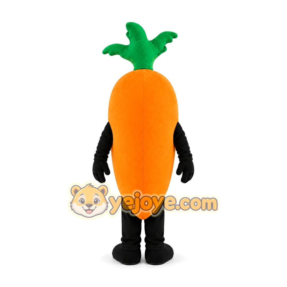 Orange Carrot Mascot Costume Orange Carrot Mascot Costume