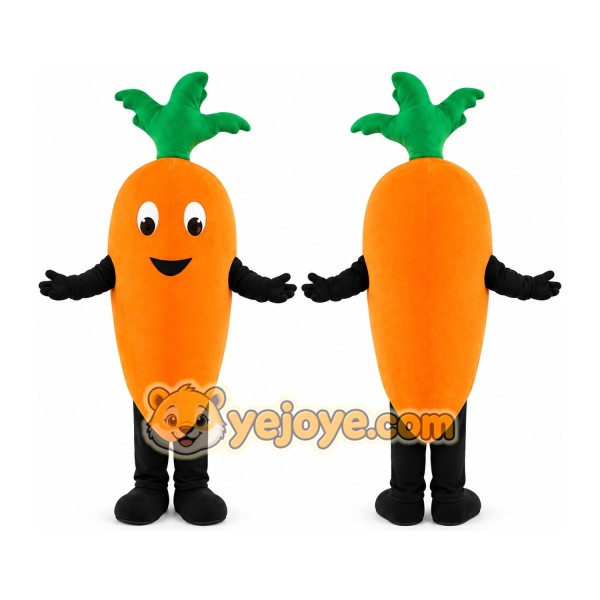 Orange Carrot Mascot Costume