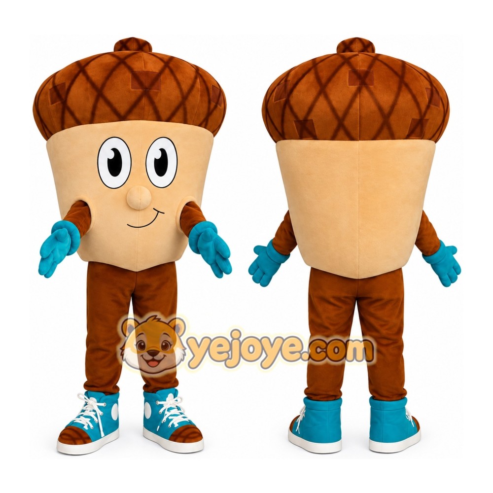 Acorn Character Mascot Costume Acorn Character Mascot Costume