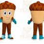 Acorn Character Mascot Costume