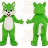Green Fox Mascot Costume