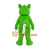 Green Fox Mascot Costume Green Fox Mascot Costume