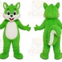 Green Fox Mascot Costume