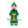 Green Robe Man Mascot Costume Green Robe Man Mascot Costume