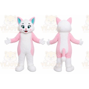 Pink Cat Mascot Costume