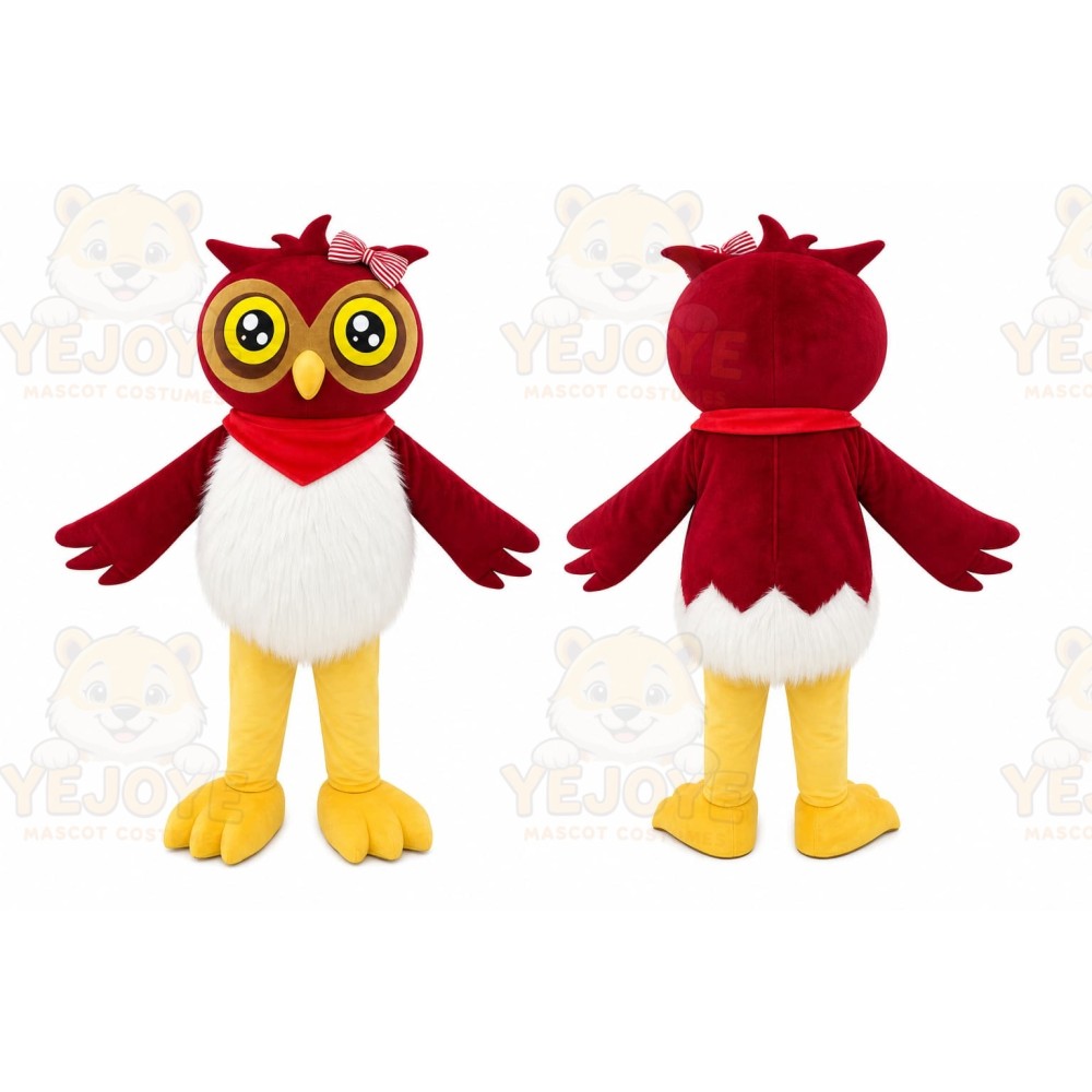 Red Owl Mascot Costume