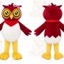 Red Owl Mascot Costume