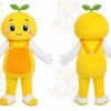 Yellow Fruit Girl Mascot Costume