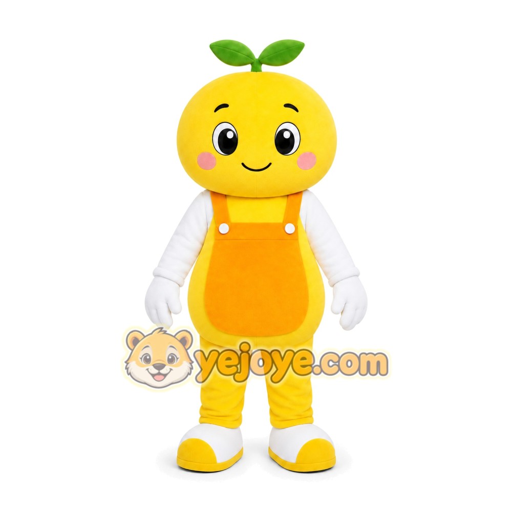 Yellow Fruit Girl Mascot Costume Yellow Fruit Girl Mascot Costume