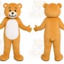Tan Bear Mascot Costume