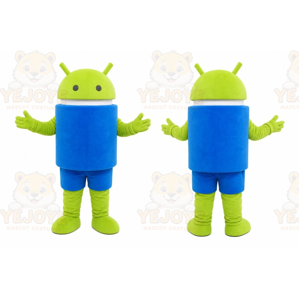 Green Android Mascot Costume