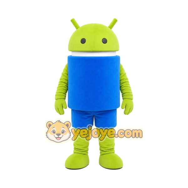 Green Android Mascot Costume