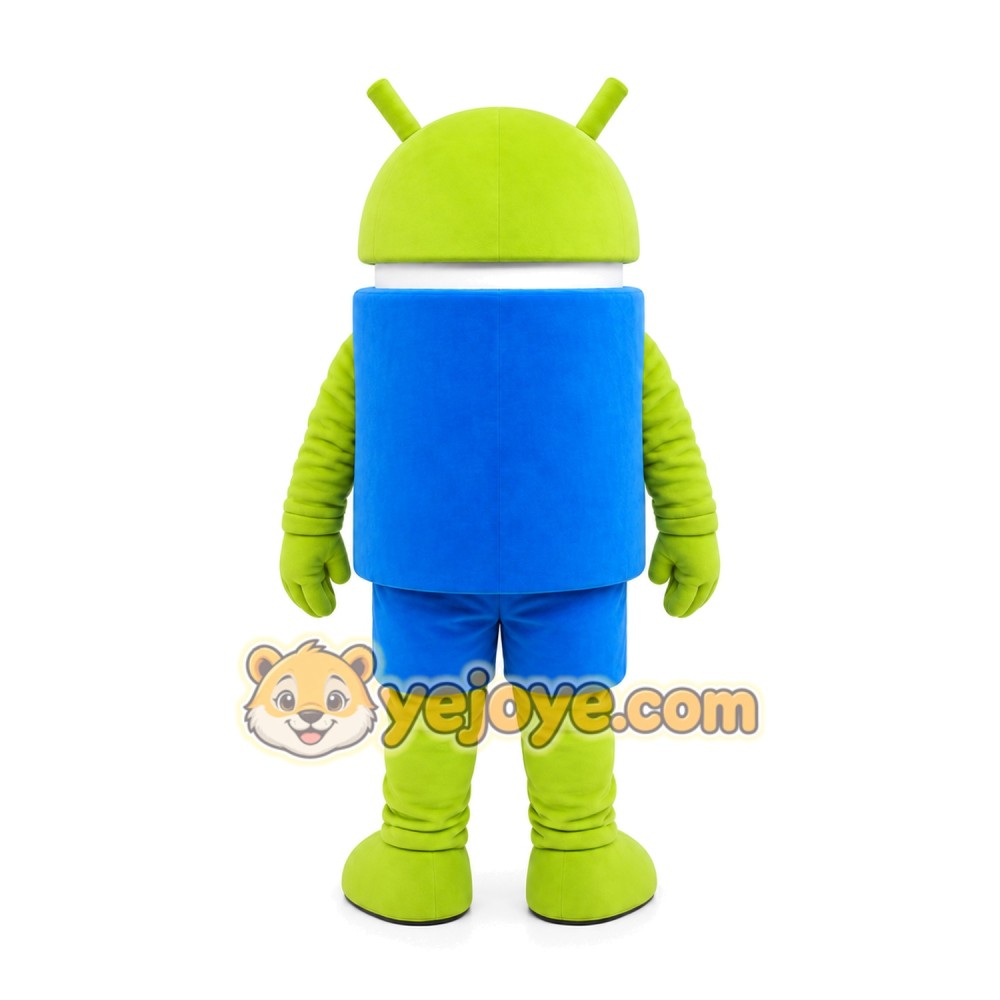Green Android Mascot Costume