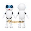 White Robot Mascot Costume White Robot Mascot Costume