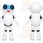 White Robot Mascot Costume