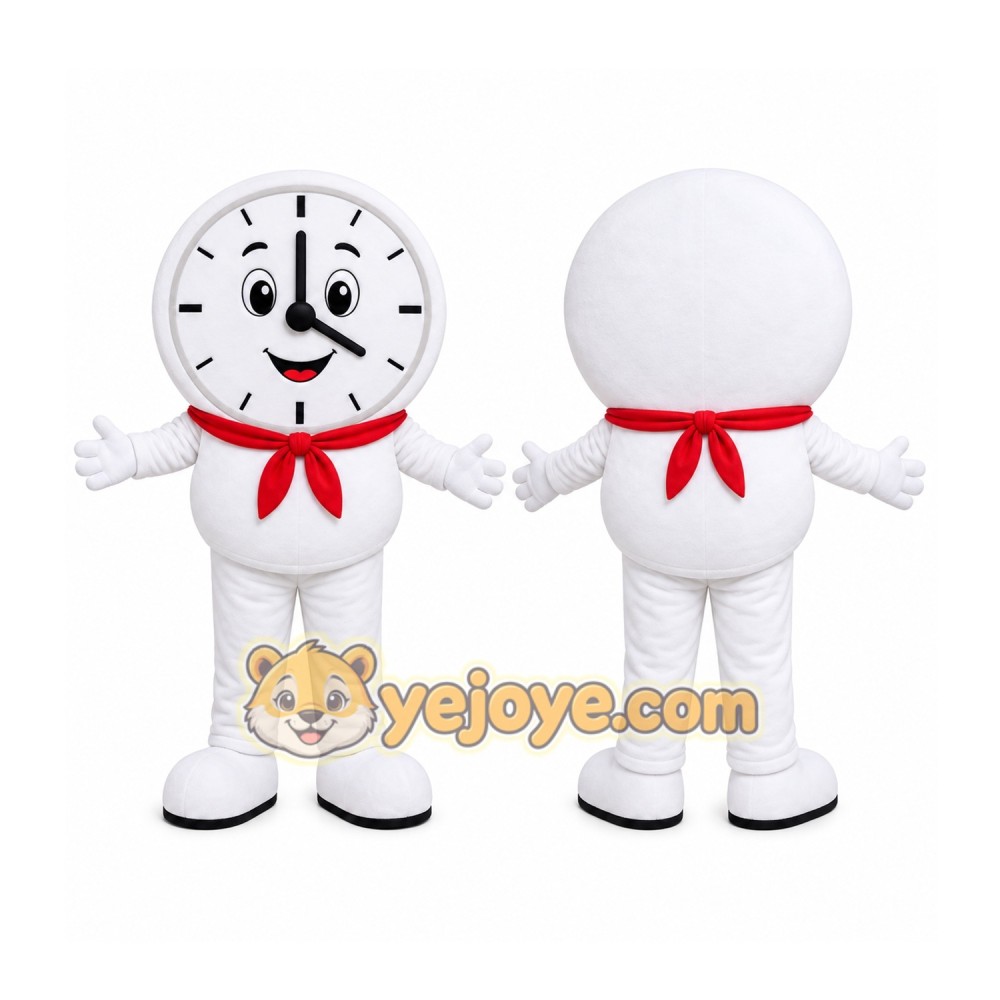 Round Clock Mascot Costume