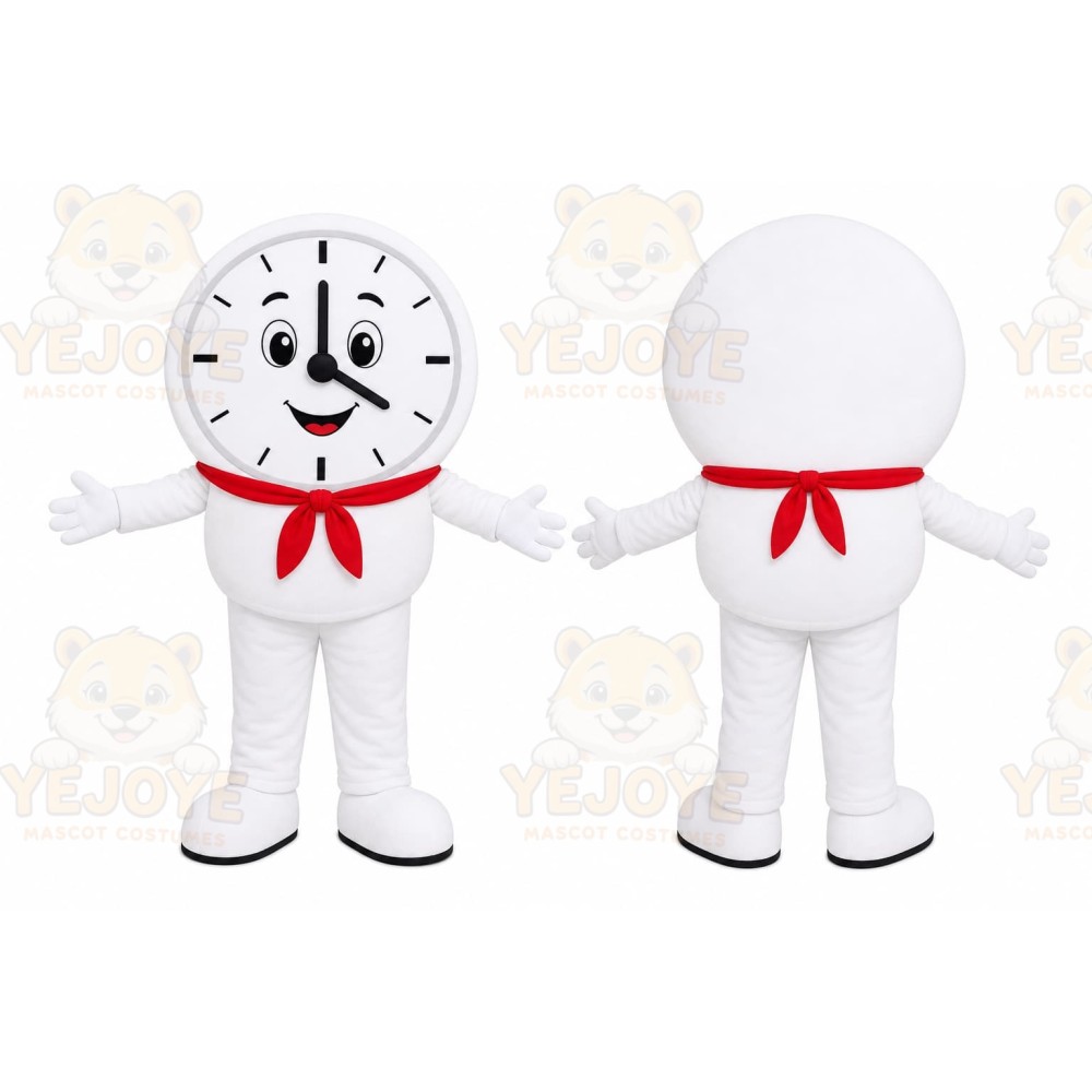 Round Clock Mascot Costume