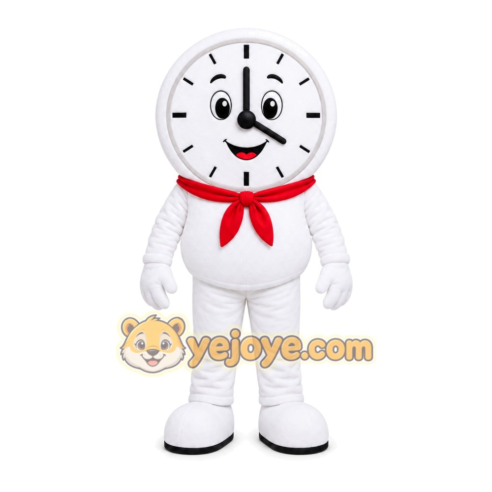 Round Clock Mascot Costume