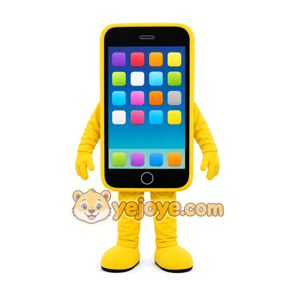 Phone Character Mascot Costume Phone Character Mascot Costume