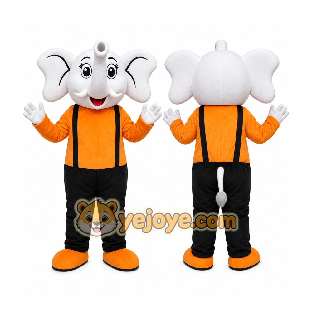 Chef Elephant Mascot Costume Chef Elephant Mascot Costume
