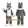 Gray Rabbit Mascot Costume Gray Rabbit Mascot Costume