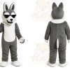 Gray Rabbit Mascot Costume