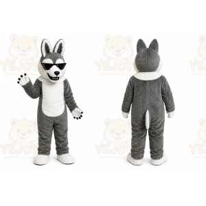 Gray Rabbit Mascot Costume