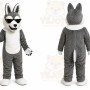 Gray Rabbit Mascot Costume