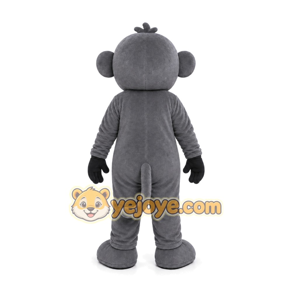 Gray Monkey Mascot Costume Gray Monkey Mascot Costume