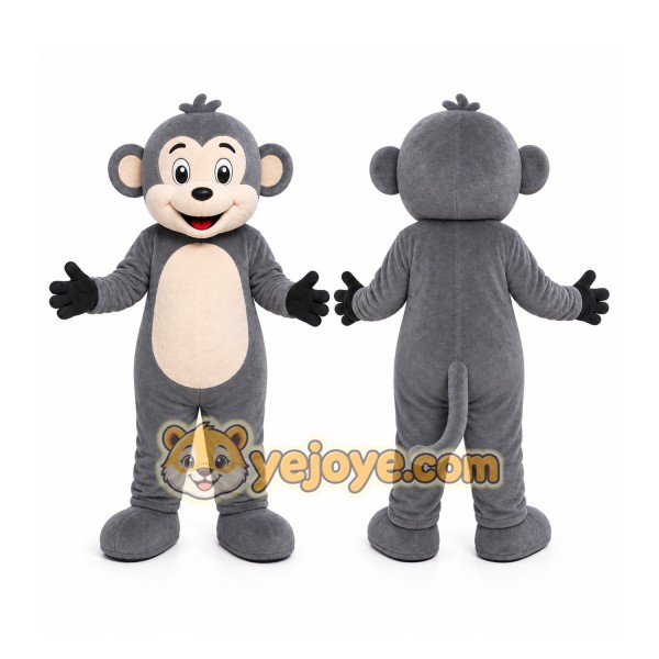 Gray Monkey Mascot Costume