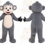 Gray Monkey Mascot Costume