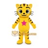 Yellow Tiger Girl Mascot Costume Yellow Tiger Girl Mascot Costume