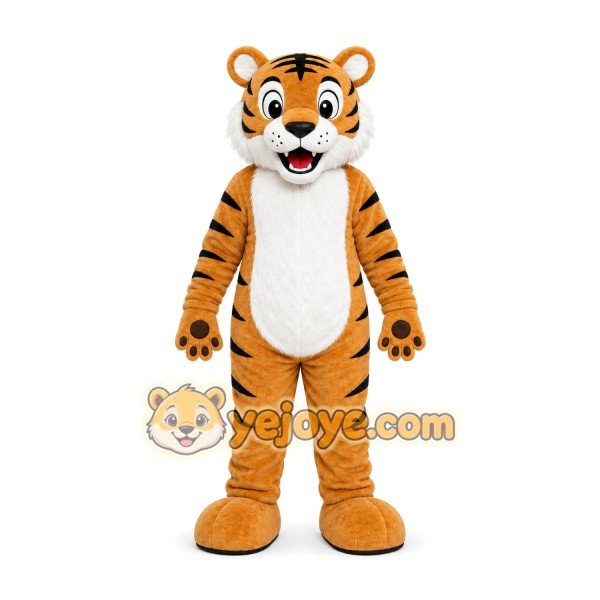 Orange Tiger Mascot Costume