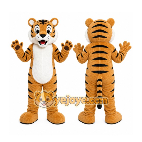 Orange Tiger Mascot Costume