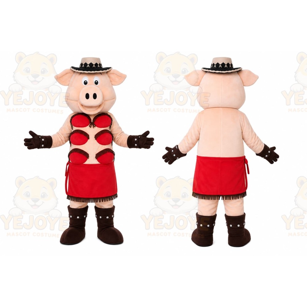 Pig Roman Warrior Mascot Costume