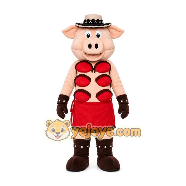 Pig Roman Warrior Mascot Costume