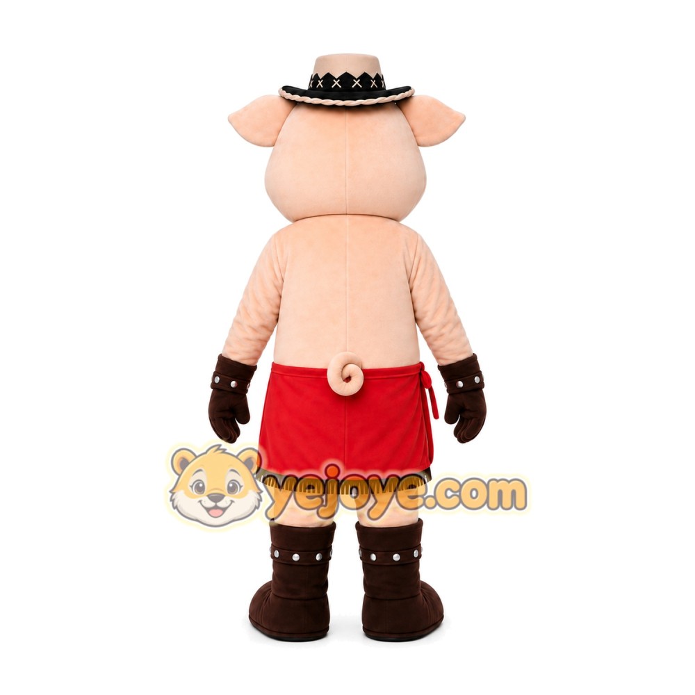 Pig Roman Warrior Mascot Costume