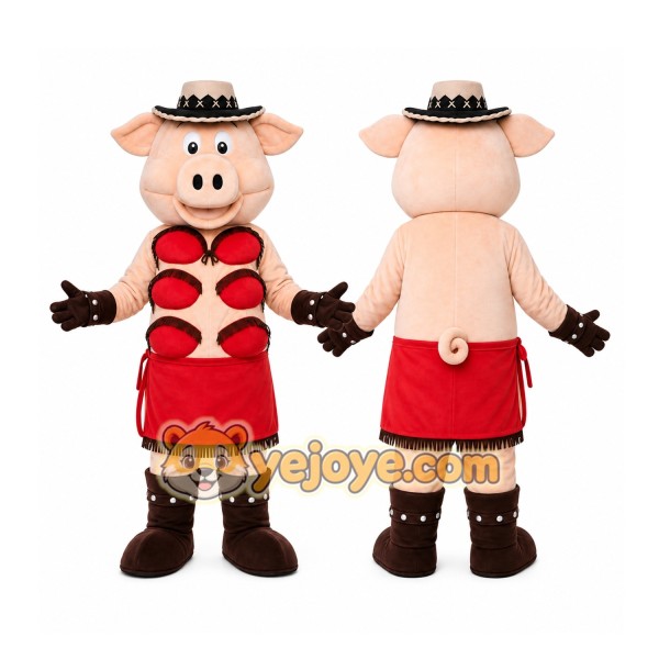 Pig Roman Warrior Mascot Costume