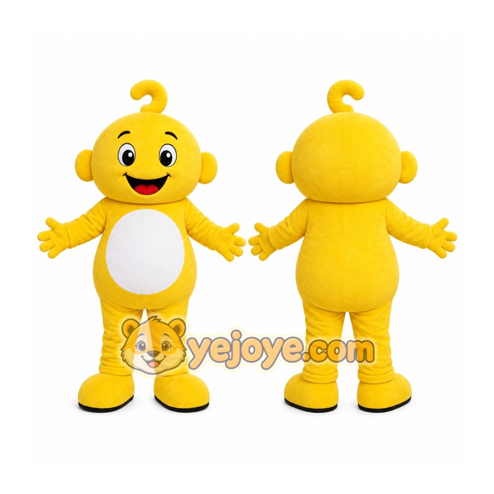 Yellow Bear Mascot Costume