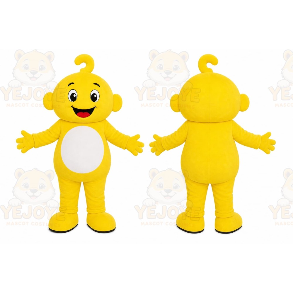 Yellow Bear Mascot Costume