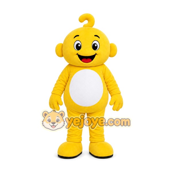 Yellow Bear Mascot Costume